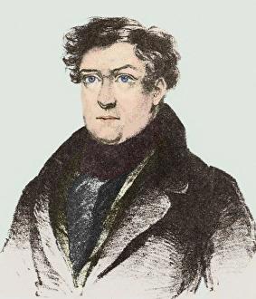 Drucke von Robert Cocking (1776-1837), Amateur Künstler und Parachuteningenieur war der erste Mensch zu Tode gekommen, mit einem Fallschirm verwendet wurde er 1802 das erste Fallschirmanwurf in England sah Karl Grün Drucke: Robert Cocking, erster tödlicher Fallschirmabstieg