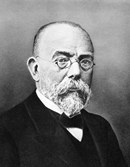Bilder Datiert 15. Juli 2004: Robert Koch, deutscher Bakteriologe