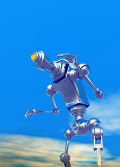 Science Fiction Robots Drucke: Robot, artwork