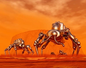 Future Space Exploration Drucke: Robots on Mars