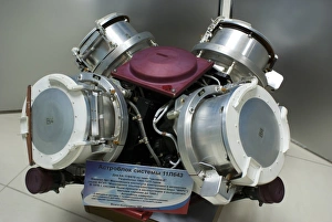 Baikonur Space Museum Drucke: Rocket gyro platform