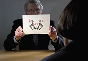Tintenklecks Drucke: Rorschwinktast