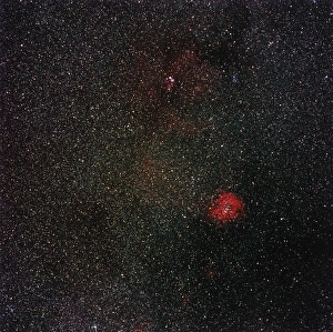 Monoceros Constellation Drucke: Rosette Nebula