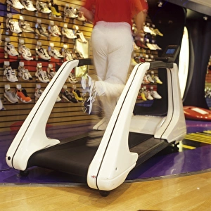 Male Gym Workout Drucke: Running machine