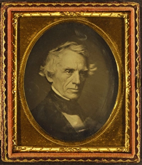 Drucke von Samuel Finley Breese Morse (1791-1872), US Erfinder. Morse erfand das elektrische Telegraph und den Morsekodex Samuel Finley Breese Morse Drucke: Samuel Morse, amerikanischer Erfinder