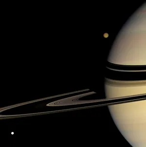 Saturn, Bild von der Cassini-Avantgarde