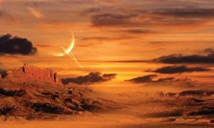 Saturn aus Titan