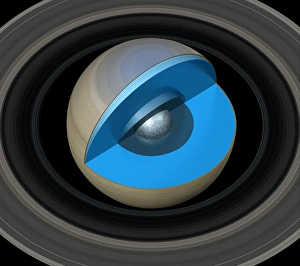 Saturn Drucke: Saturns Innenausstattung, Kunstwerk