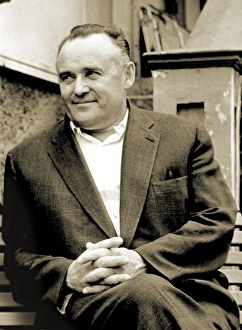 Sputnik Drucke: Sergei Korolev, sowjetischer Raketenwissenschaftler