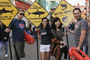 Marine Conservation Efforts Drucke: Shark finning protest