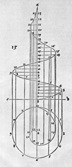 16th Century Artwork Drucke: Shell geometry, 16th century artwork