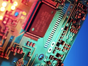 Personal Computer Components Drucke: Silicon chip