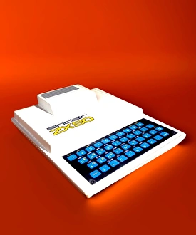 Early 20th Century Technology Drucke: Sinclair ZX80 personal computer