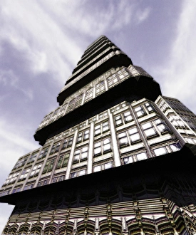 City Tower Architecture Drucke: Skyscraper, computer artwork