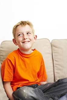 Innocent Childhood Moments Drucke: Smiling boy