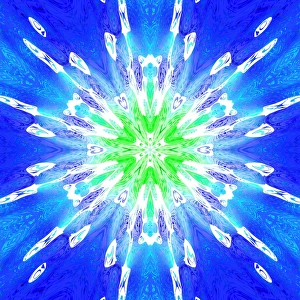Schneeflockenmuster, Kunstwerk F008/3390