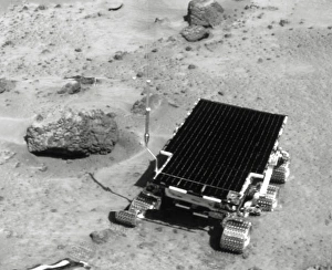 Mars-Rover Drucke: Sojourner auf der Oberfläche des Mars.