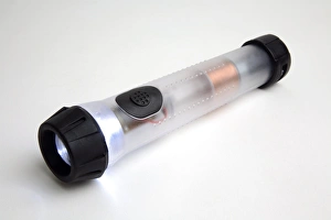 White Background Product Photography Drucke: Solar powered torch