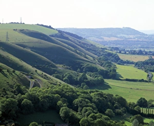 English Countryside Images Drucke: South Downs, UK