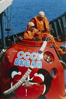 Manned Spaceflight Programme Drucke: Soviet cosmonauts during training