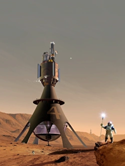Martian Surface Exploration Drucke: Space tourism on Mars