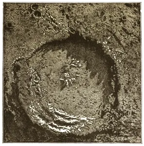 Bilder Datiert 10. März 2011: Kopernik-Krater auf der Mond