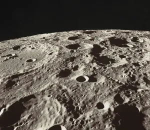 Weltraum Drucke: Mond Oberfläche