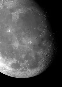 Weltraum Drucke: Mond Oberfläche