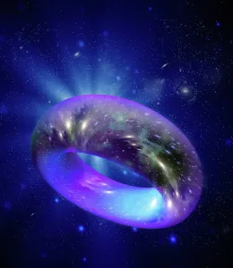 Weltraum Drucke: Torus-Universum, Kunstwerk
