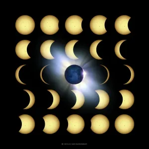 Total Solar Eclipse Drucke: Total solar eclipse, artwork