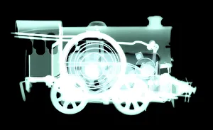 Röntgenbild Drucke: Fahrdienstwagen, Röntgenbild