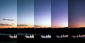 Nighttime Astronomy Photography Drucke: Starry night