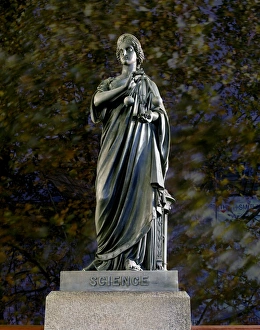 Industrial Revolution Technology Drucke: Statue of Science