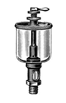 Steam Engine Maintenance Drucke: Steam engine lubricator