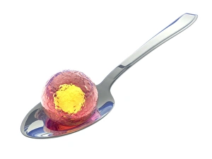 Stem Cell Research Drucke: Stem cell on spoon
