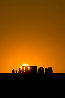 Stonehenge Sunset Drucke: Stonehenge at sunset