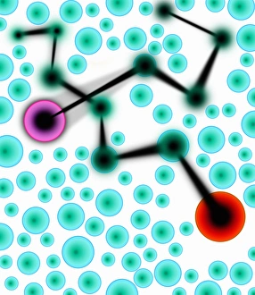Subatomic Particles Drucke: Subatomic particles, artwork