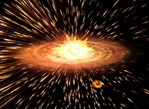 Supernova Explosion Drucke: Supernova, artwork C013 / 5641