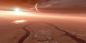 Saturn Ring System Drucke: Surface of Titan