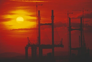 Second Severn Crossing Drucke: Suspension bridge construction