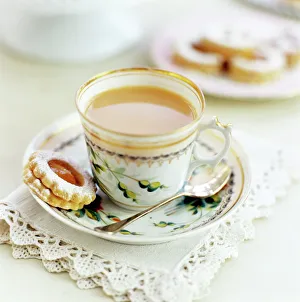 Kaffee und Biscuiten