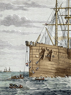 Historical Communication Technology Drucke: Telegraph cable laying