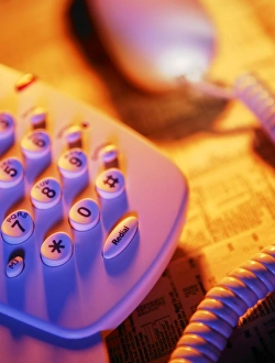 Old Fashioned Telephone Drucke: Telephone