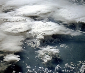Cumulonimbus Clouds Drucke: Thunderstorm over Brazil