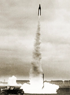 Bilder vom 7. März 2011: Raketenstart mit Tilling, 1930er Jahre