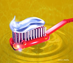 Oral Hygiene Image Drucke: Toothbrush