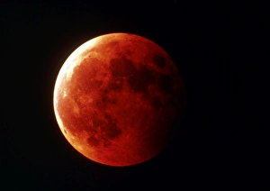 Planetary Cosmology Images Drucke: Total eclipse of the Moon in October 1996