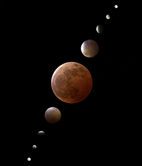 Lunar Eclipse Drucke: Total lunar eclipse