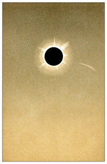 Drucke von Totaler Sonnenfinsternis von 1882 und Kometen Bilder Datiert 2010 August: Gesamtsolare Sonnenfinsternis von 1882 und Kometen