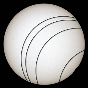Drucke von Ganzsonnenfinsternis. Bild des Sonnens während einer Ganzsonnenfinsternis am 29. März 2006. Die schwarzen Linien zeigen die sich ändernde Position der Mond beim Durchlaufen vor dem Sonne hinüber Bilder Datiert 2010 Januar: Sonnenfinsternis